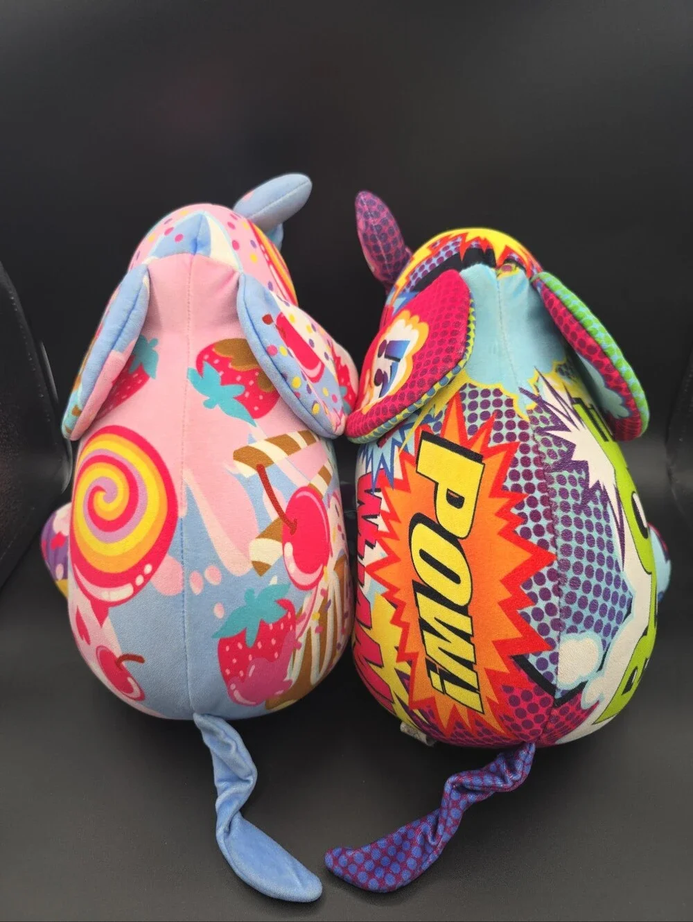 Pop Art Elephant Mammoth Sweetie And Mammoth Wham Plush Soft Large 16